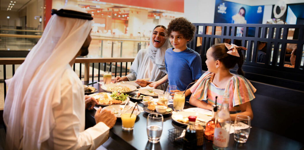 Reem Mall website with interactive bilingual store wayfinder, designed and built by Element8